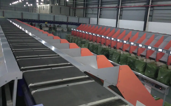 量方掃碼稱重分揀機,物流快遞分揀設(shè)備,動態(tài)DWS物流設(shè)備